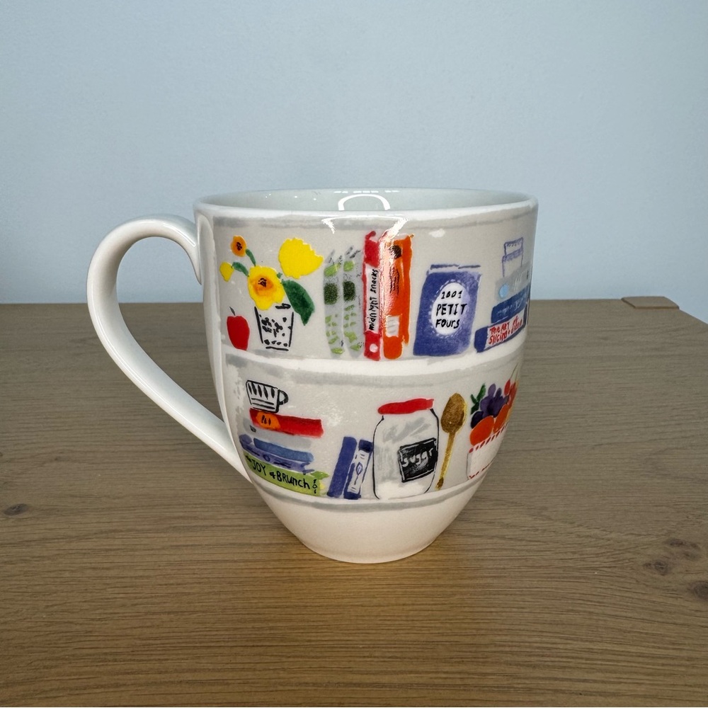 KATE SPADE X LENOX “Muses” Colorful Illustrated Mug - Picture 3 of 6
